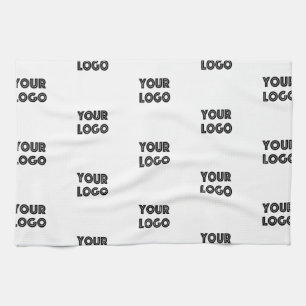 Linge De Cuisine Votre logo simple logo répétitif Blanc