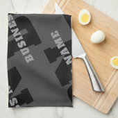 Linge De Cuisine Votre nom ou nom commercial | Masculine moderne Gr (Quart Plié)