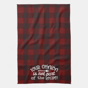 Linge De Cuisine Votre opinion n'est pas dans la recette Flanelle r