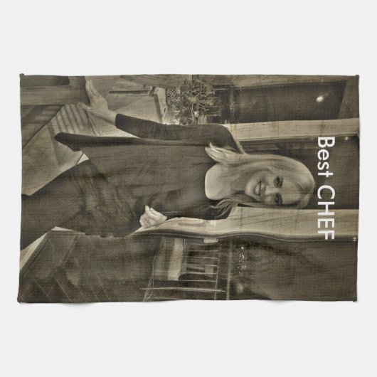 Linge De Cuisine Votre photo faite sur commande (Horizontal)