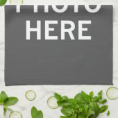 Linge De Cuisine Votre photo ici (Plié)