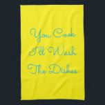 Linge De Cuisine Vous cuisinez, je vais laver les plats<br><div class="desc">L'accord parfait. Partagez vos responsabilités !</div>