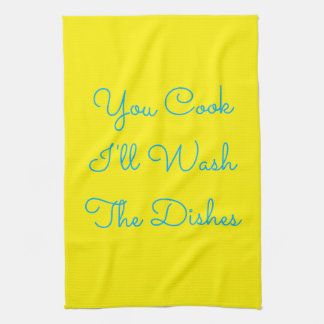 Linge De Cuisine Vous cuisinez, je vais laver les plats