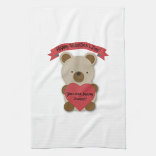 Linge De Cuisine Vous êtes Beary Sweet Valentine's Day Bear