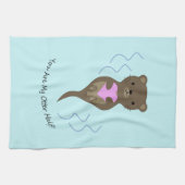 Linge De Cuisine Vous êtes la moitié de mon Otter (Horizontal)