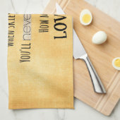 Linge De Cuisine Vous êtes ma Sunshine Word Art Typographie (Quart Plié)