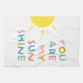 Linge De Cuisine Vous Êtes Mes Sunshine Pastels (Horizontal)