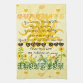 Linge De Cuisine Vous êtes mon soleil (Vertical)