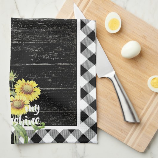 Linge De Cuisine Vous êtes mon soleil (Quart Plié)