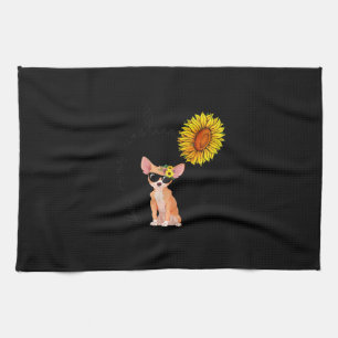 Linge De Cuisine Vous Êtes Mon Sunshine Chihuahua Sunflower Chiahua