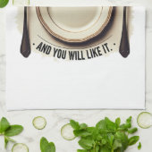 Linge De Cuisine Vous Mangerez Et Vous L'Aimerez - Matin Drôle (Plié)