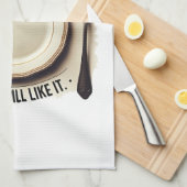 Linge De Cuisine Vous Mangerez Et Vous L'Aimerez - Matin Drôle (Quart Plié)