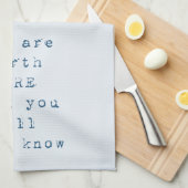 Linge De Cuisine Vous valez plus que vous ne le sauriez (Quart Plié)