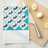 LINGE DE CUISINE VOUS VOYEZ LE COEUR (Quart Plié)