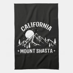 Linge De Cuisine Voyage à Mount Shasta Californie vintage