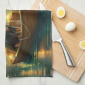 Linge De Cuisine Voyage de Noël australien Kelpie (Quart Plié)