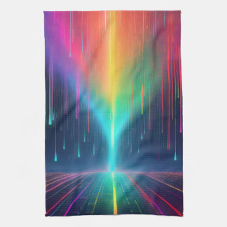 Linge De Cuisine Voyage en goutte arc-en-ciel