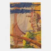 Linge De Cuisine Voyage ferroviaire vintage (Vertical)