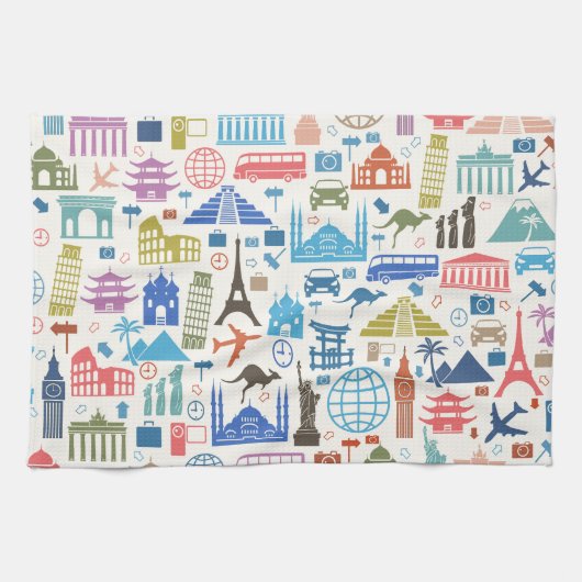 Linge De Cuisine voyage mondial (Horizontal)