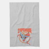 Linge De Cuisine Vrai Vintage Supergirl Flying Graphic (Vertical)