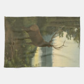 Linge De Cuisine Vue arrière du lac Elk Vue sur un lac (Horizontal)