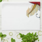 Linge De Cuisine Vue cosmique : Elfe sur la lune aventure (Plié)