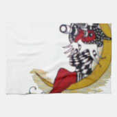 Linge De Cuisine Vue cosmique : Elfe sur la lune aventure (Horizontal)