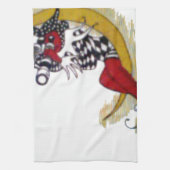 Linge De Cuisine Vue cosmique : Elfe sur la lune aventure (Vertical)