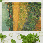 Linge De Cuisine Vue d'Arles avec Irises par Vincent van Gogh (Plié)