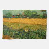 Linge De Cuisine Vue d'Arles avec Irises par Vincent van Gogh (Horizontal)