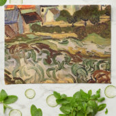 Linge De Cuisine Vue d'Auvers par Vincent van Gogh (Plié)