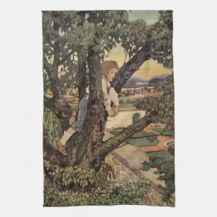 Linge De Cuisine Vue des arbres par Jessie Willcox Smith