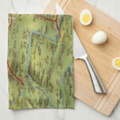 Linge De Cuisine Vue Grandes Plaines de Birdseyes (Quart Plié)