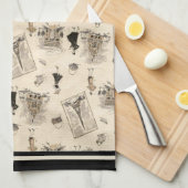 Linge De Cuisine Vues 1 de Paris (Quart Plié)