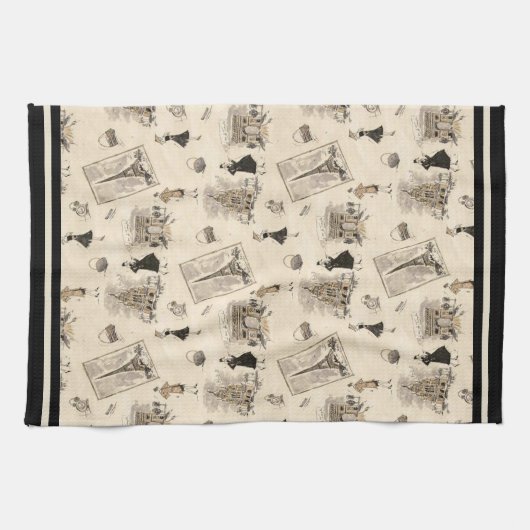 Linge De Cuisine Vues 1 de Paris (Horizontal)