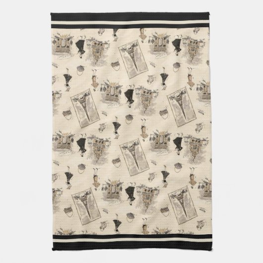 Linge De Cuisine Vues 1 de Paris (Vertical)