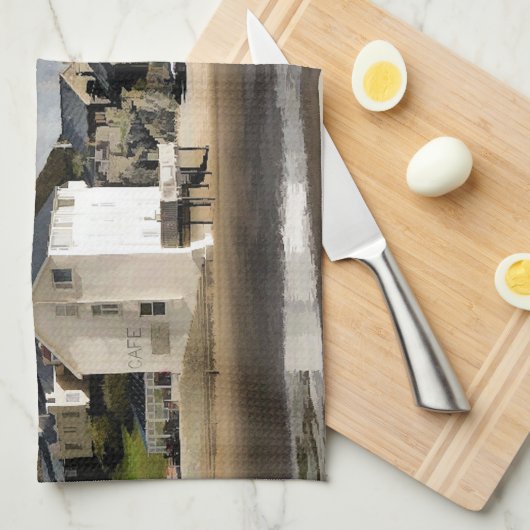 LINGE DE CUISINE VUES DES ALLES (Quart Plié)