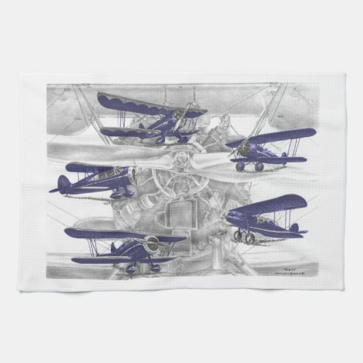 Linge De Cuisine Waco biplane (Horizontal)