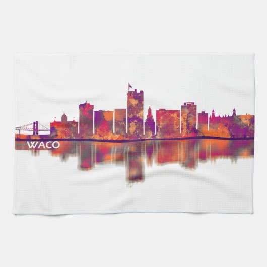 Linge De Cuisine Waco Texas Skyline (Horizontal)