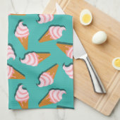 Linge De Cuisine Waffle cones ice cream and frozen yogurt pattern (Quart Plié)