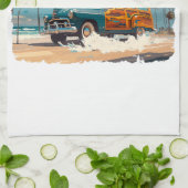 Linge De Cuisine Wagon classique en bois (Plié)