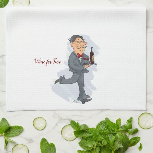 Linge De Cuisine Waiter Wine for Two Kitchen Towne (Plié)
