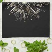 Linge De Cuisine WAKE UP 4 LIFE quota illustration (Plié)