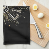 Linge De Cuisine WAKE UP 4 LIFE quota illustration (Quart Plié)