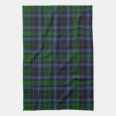 Linge De Cuisine Wallace Tartan bleu vert Plaid (Vertical)
