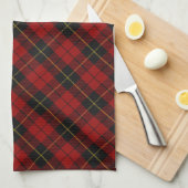 Linge De Cuisine Wallace Tartan Scottish Clan Plaid Pattern (Quart Plié)