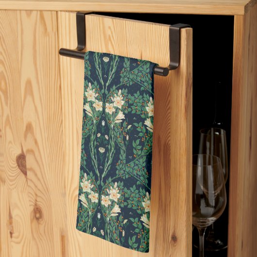 Linge De Cuisine Walter Crane "Francesca" Botanique (Pliage en tiers)