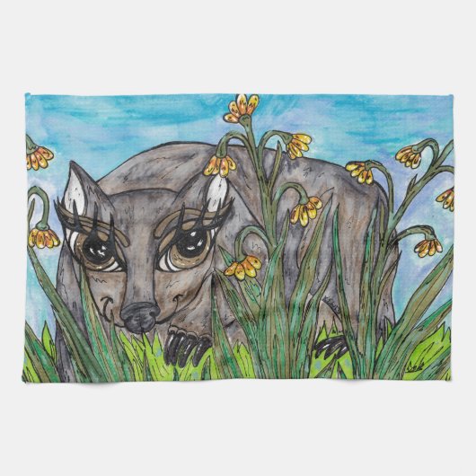 Linge De Cuisine Wanda le Wombat (Horizontal)