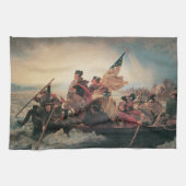 Linge De Cuisine Washington Traverser le Delaware par Emanuel Leutz (Horizontal)