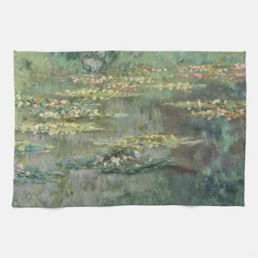 Linge De Cuisine Water Lily Pond Claude Monet (Horizontal)